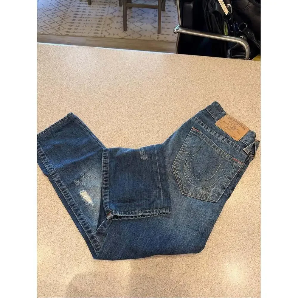 True Religion Men's Blue Jeans